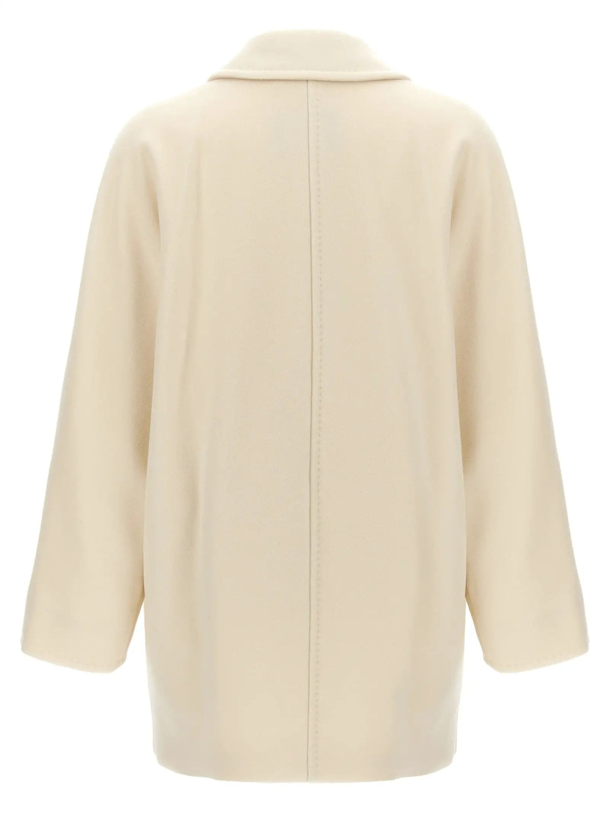 Max Mara Max Mara White Virgin Wool Coat