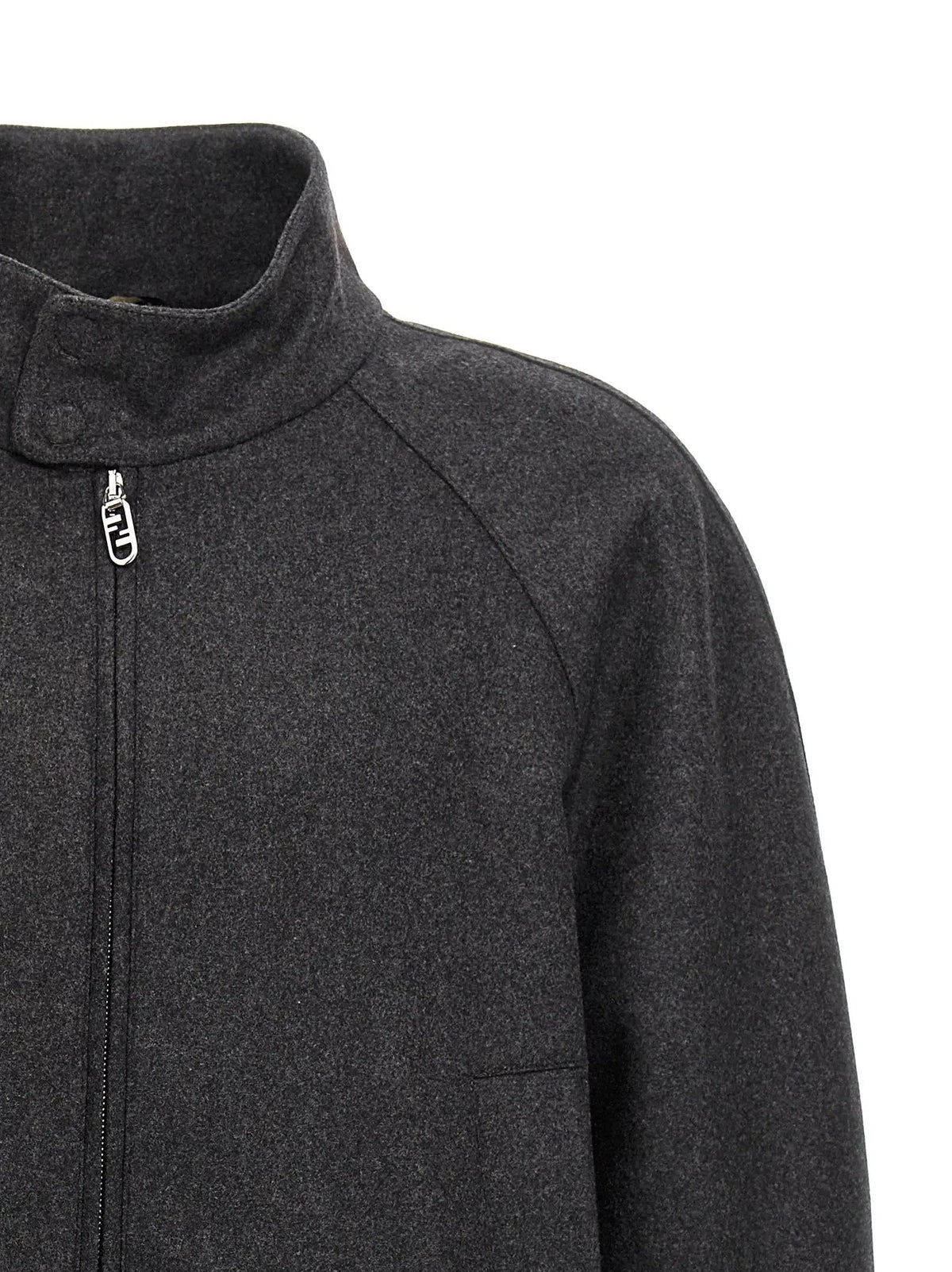 Fendi Fendi Gray Cashmere Jacket