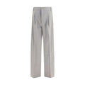 Laneus Laneus Gray Wool Oves Aries Casual Pants