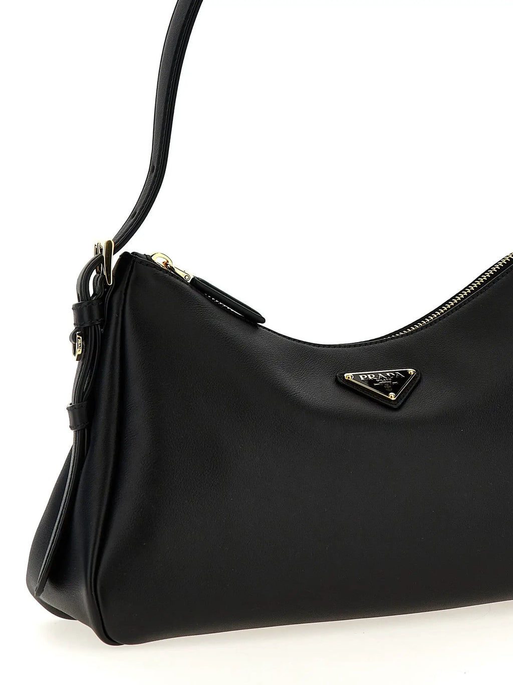 Prada Prada Black Calfskin Shoulder Bag