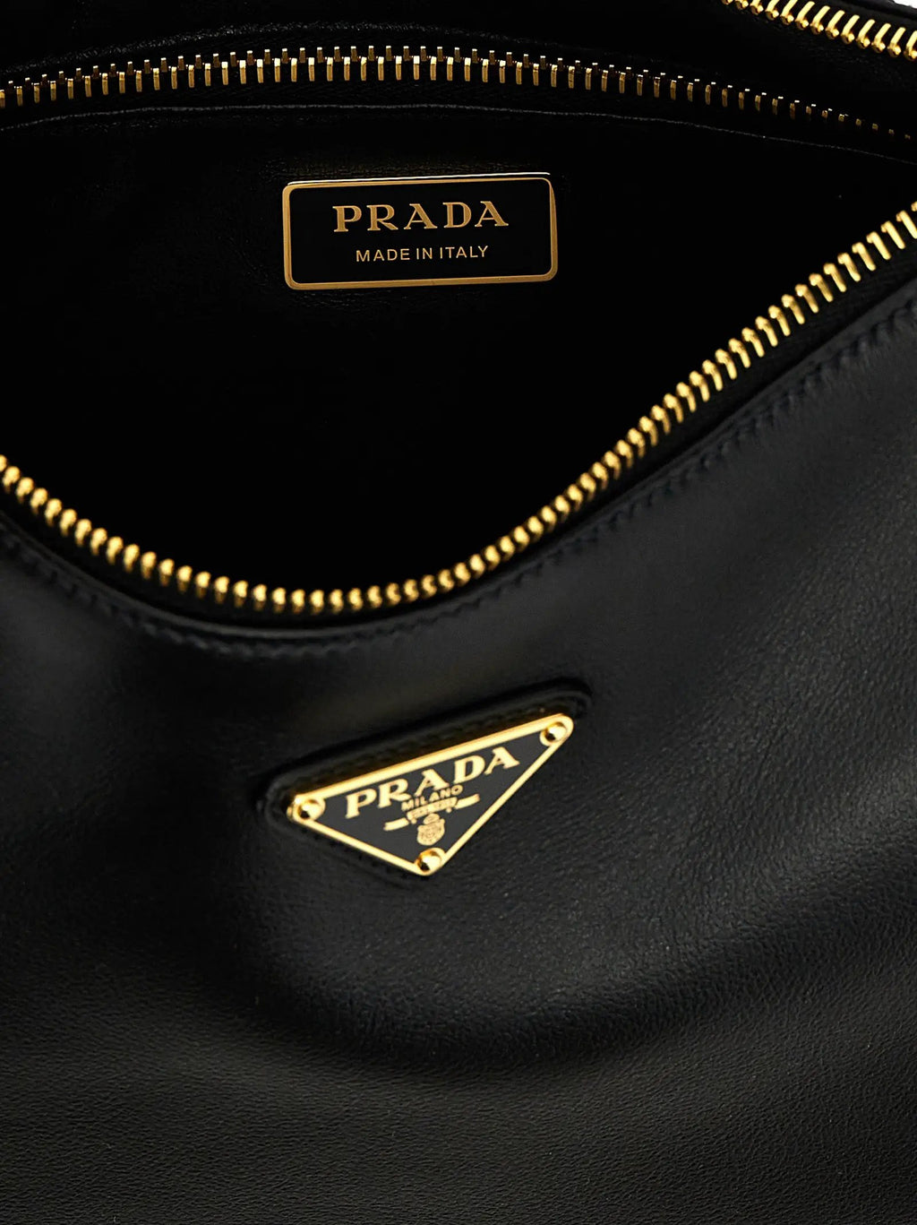Prada Prada Black Calfskin Shoulder Bag