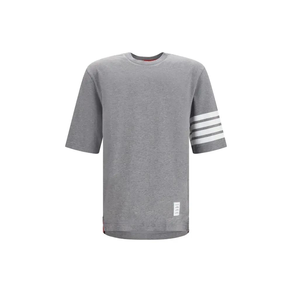 Thom Browne Thom Browne Gray Cotton T-Shirt