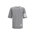 Thom Browne Thom Browne Gray Cotton T-Shirt