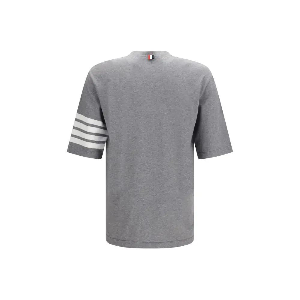 Thom Browne Thom Browne Gray Cotton T-Shirt