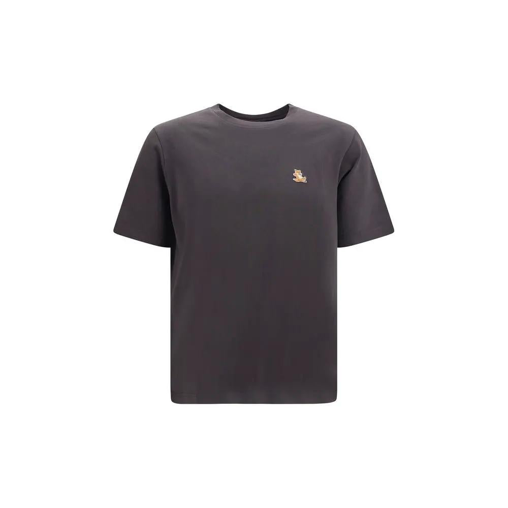 Maison Kitsuné Maison Kitsuné Gray Organic Cotton T-Shirt