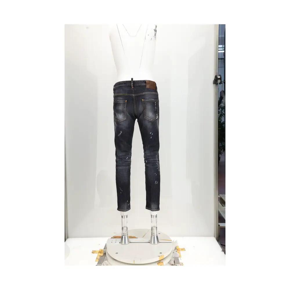 Dsquared² Dsquared² Black Cotton Skinny Jeans