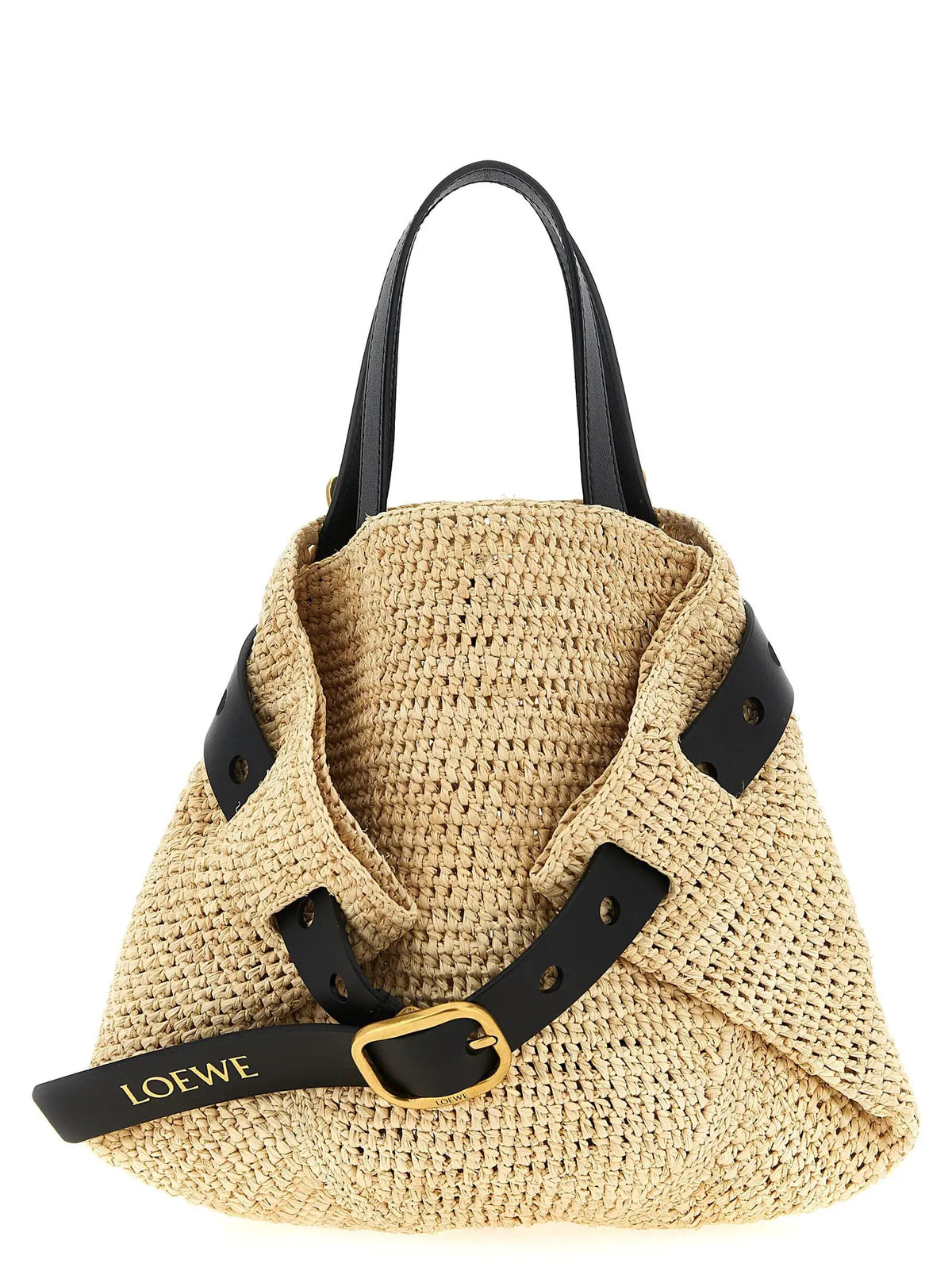 Loewe Loewe Beige Raffia Tote Bag