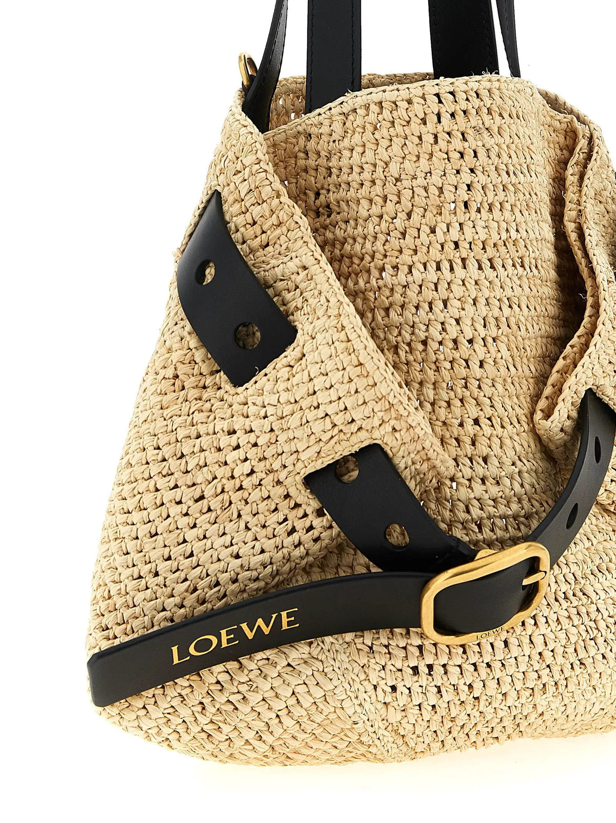 Loewe Loewe Beige Raffia Tote Bag