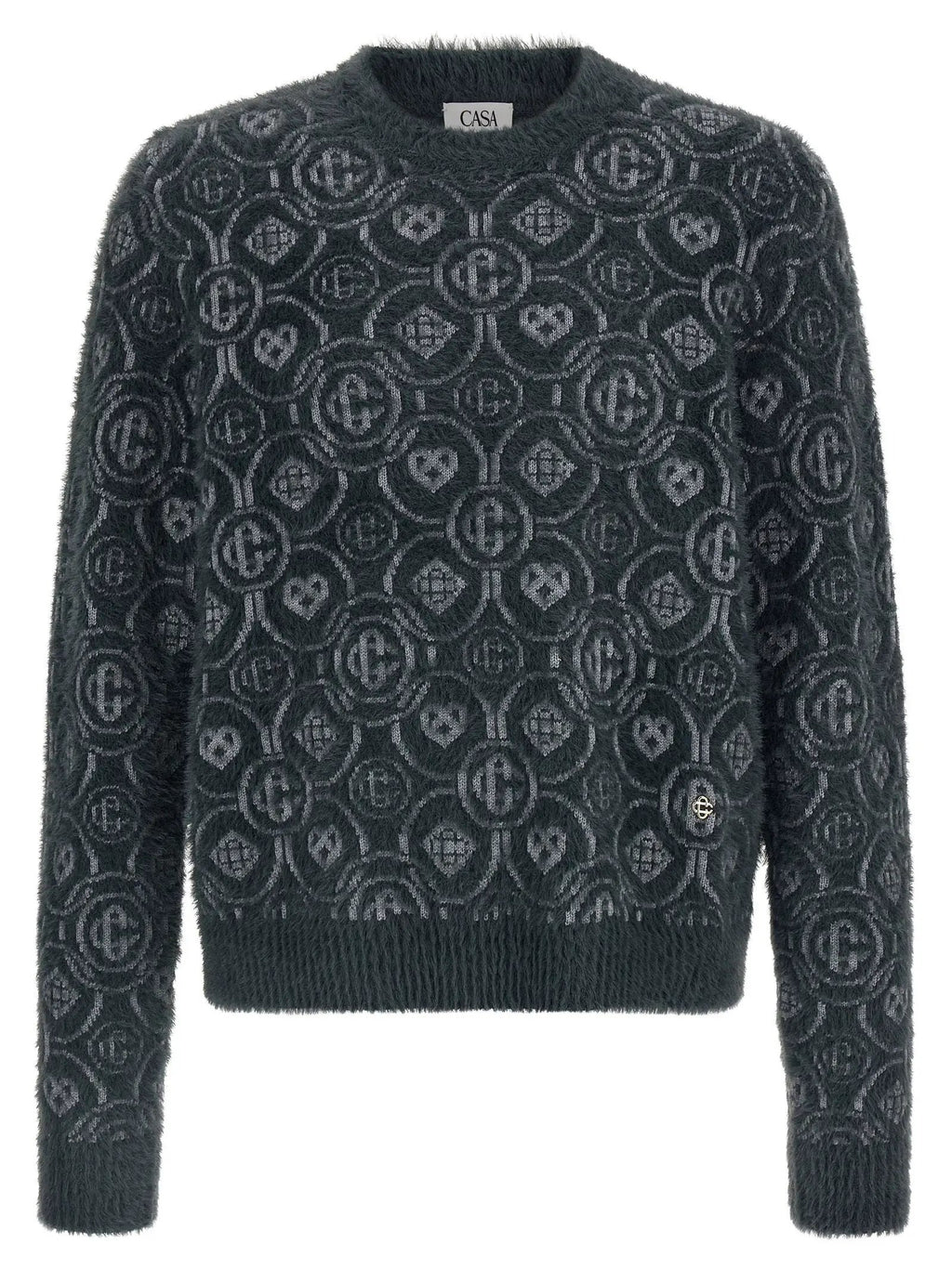 Casablanca Casablanca Gray Wool Cardigan