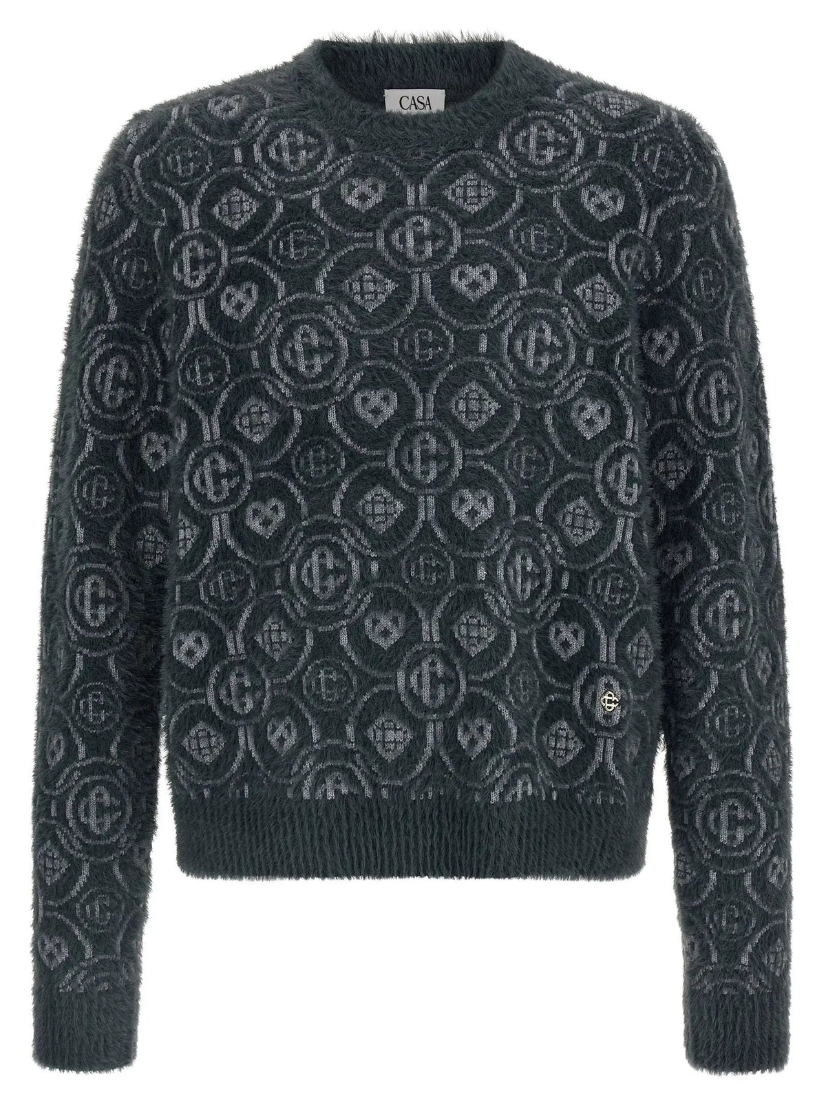 Casablanca Casablanca Gray Wool Cardigan