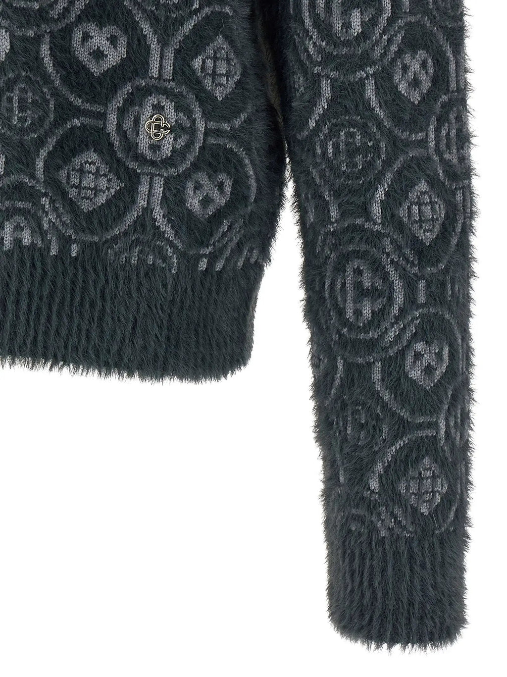 Casablanca Casablanca Gray Wool Cardigan