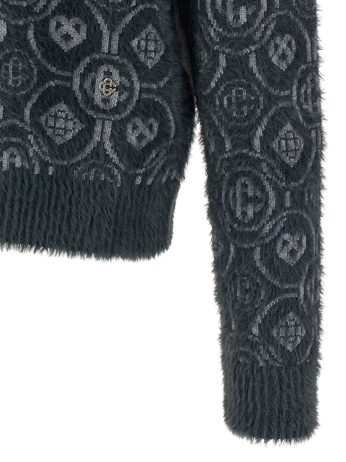 Casablanca Casablanca Gray Wool Cardigan