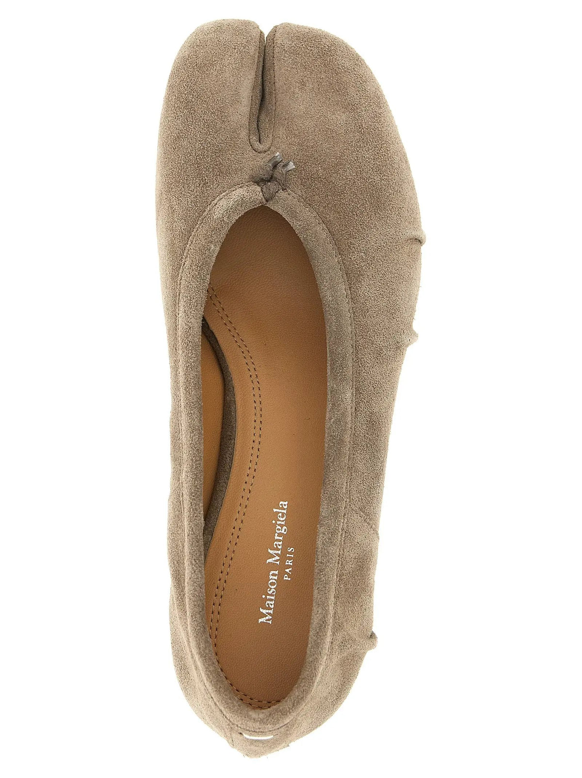 Maison Margiela Maison Margiela Gray Calfskin Mid Heel Pumps