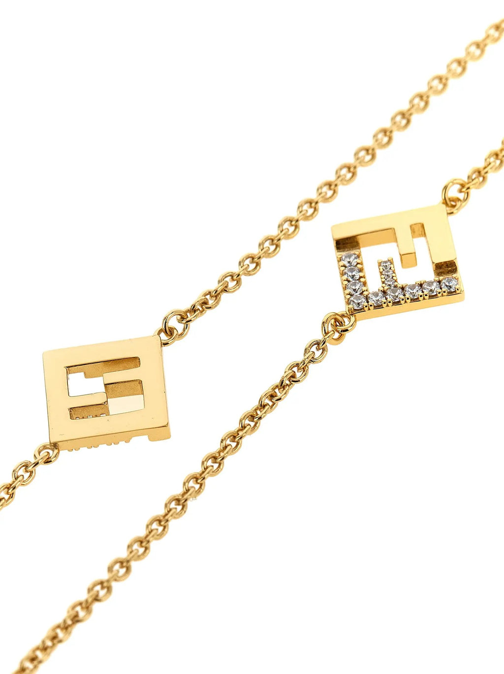 Fendi Fendi Gold Brass Sunglasses