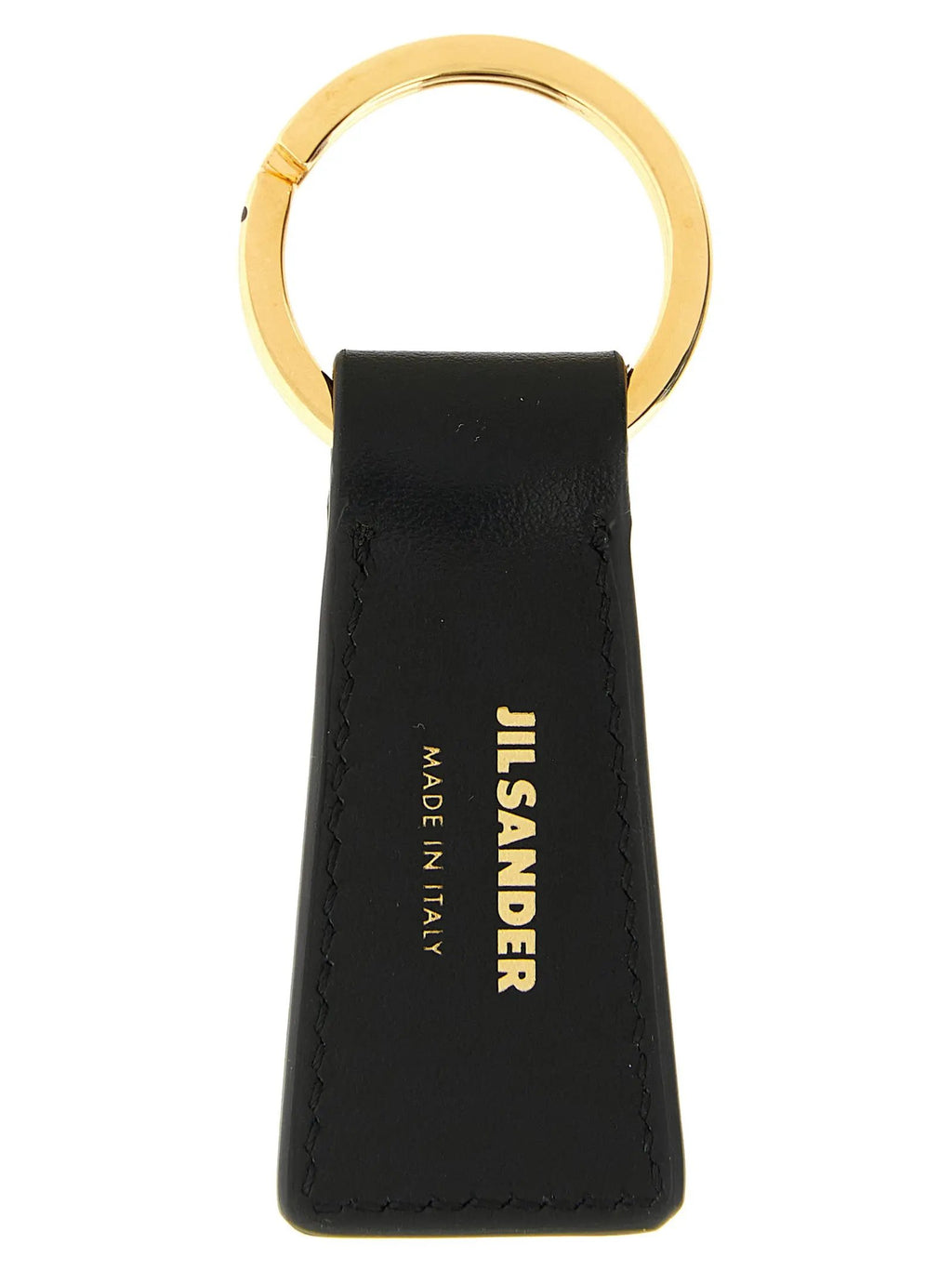 Jil Sander Jil Sander Black Calfskin Keychain