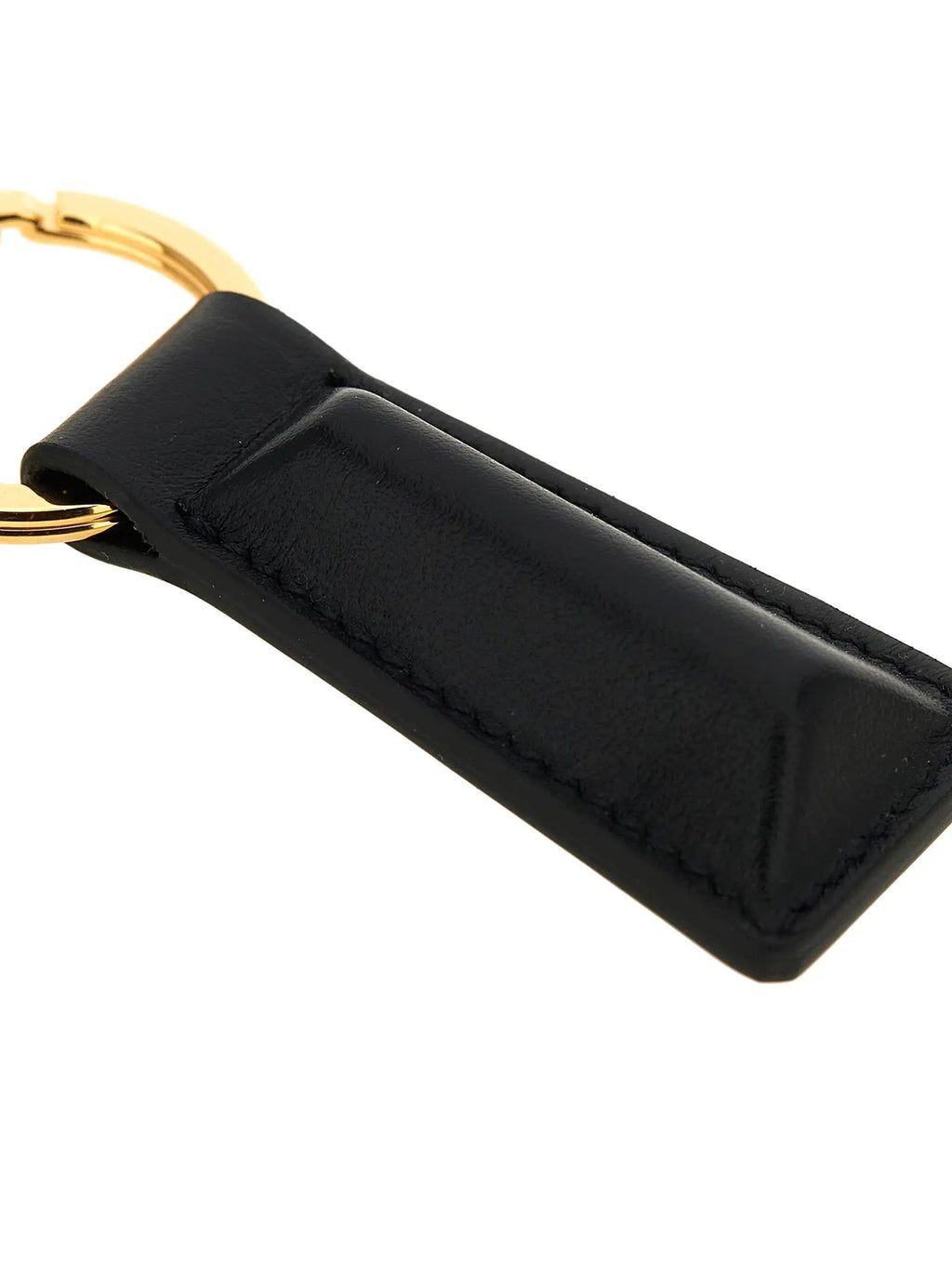 Jil Sander Jil Sander Black Calfskin Keychain