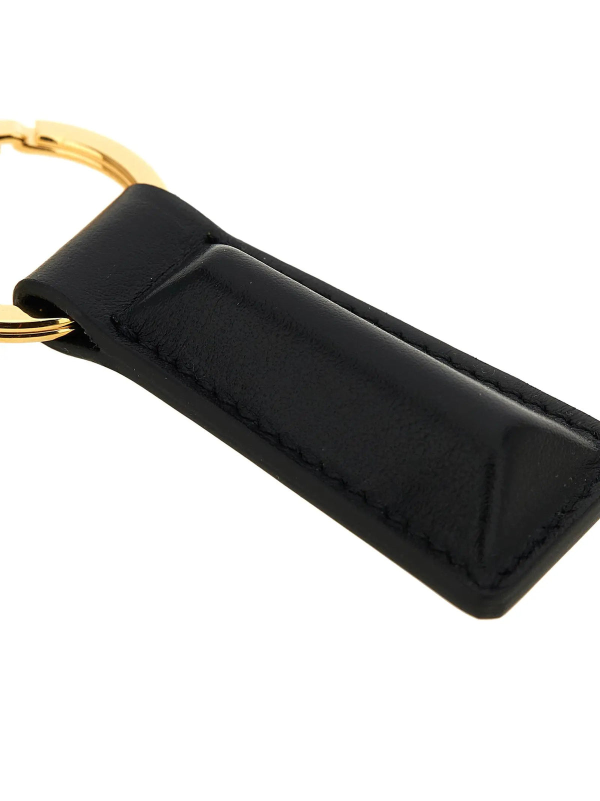 Jil Sander Jil Sander Black Calfskin Keychain