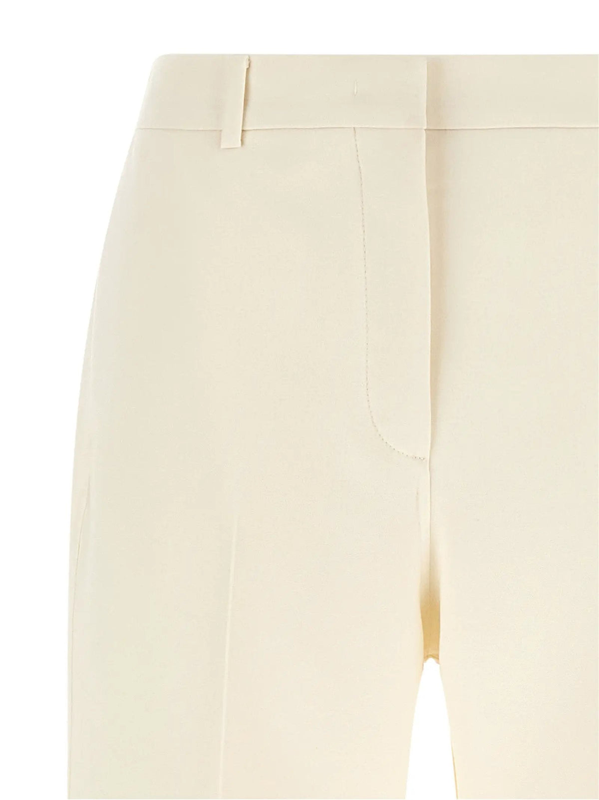 Fendi Fendi White Virgin Wool Dress Pants