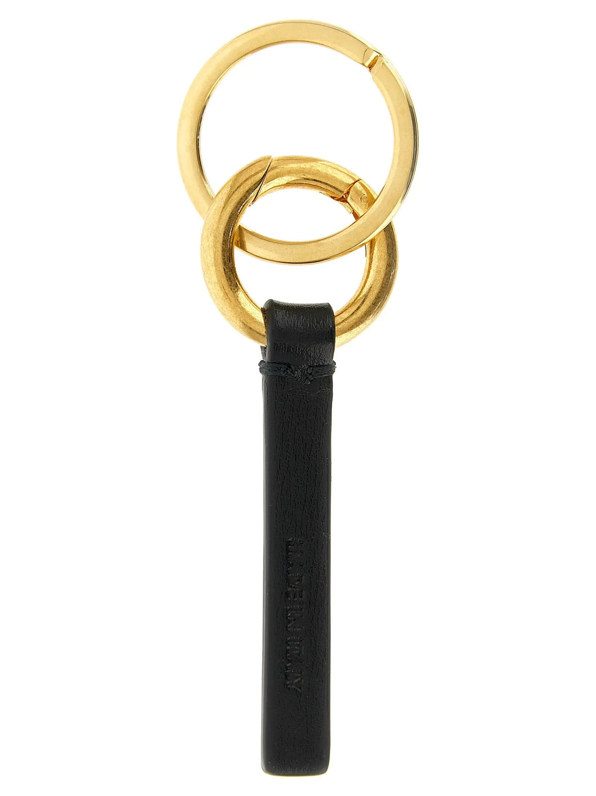 Jil Sander Jil Sander Black Calfskin Keychain