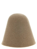 Jacquemus Jacquemus Beige Merino Wool Hat