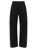 Brunello Cucinelli Brunello Cucinelli Black Cotton High-Waisted Jean