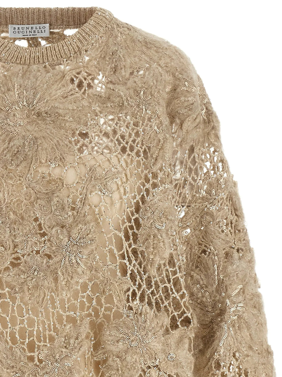 Brunello Cucinelli Brunello Cucinelli Beige Wool Cardigan