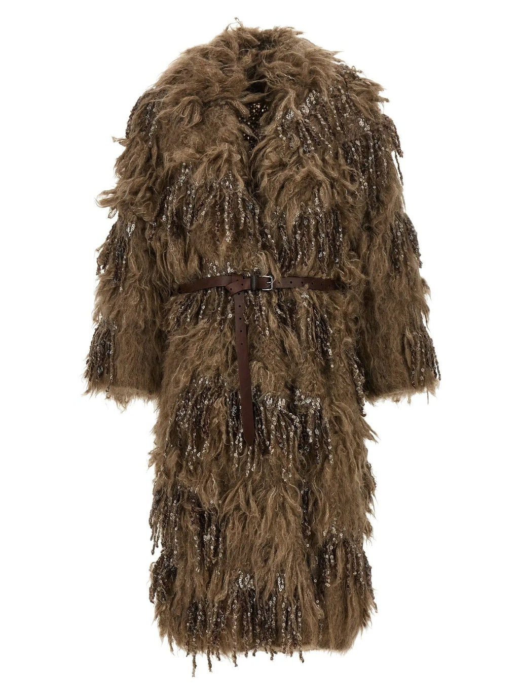 Brunello Cucinelli Brunello Cucinelli Brown Wool Coat