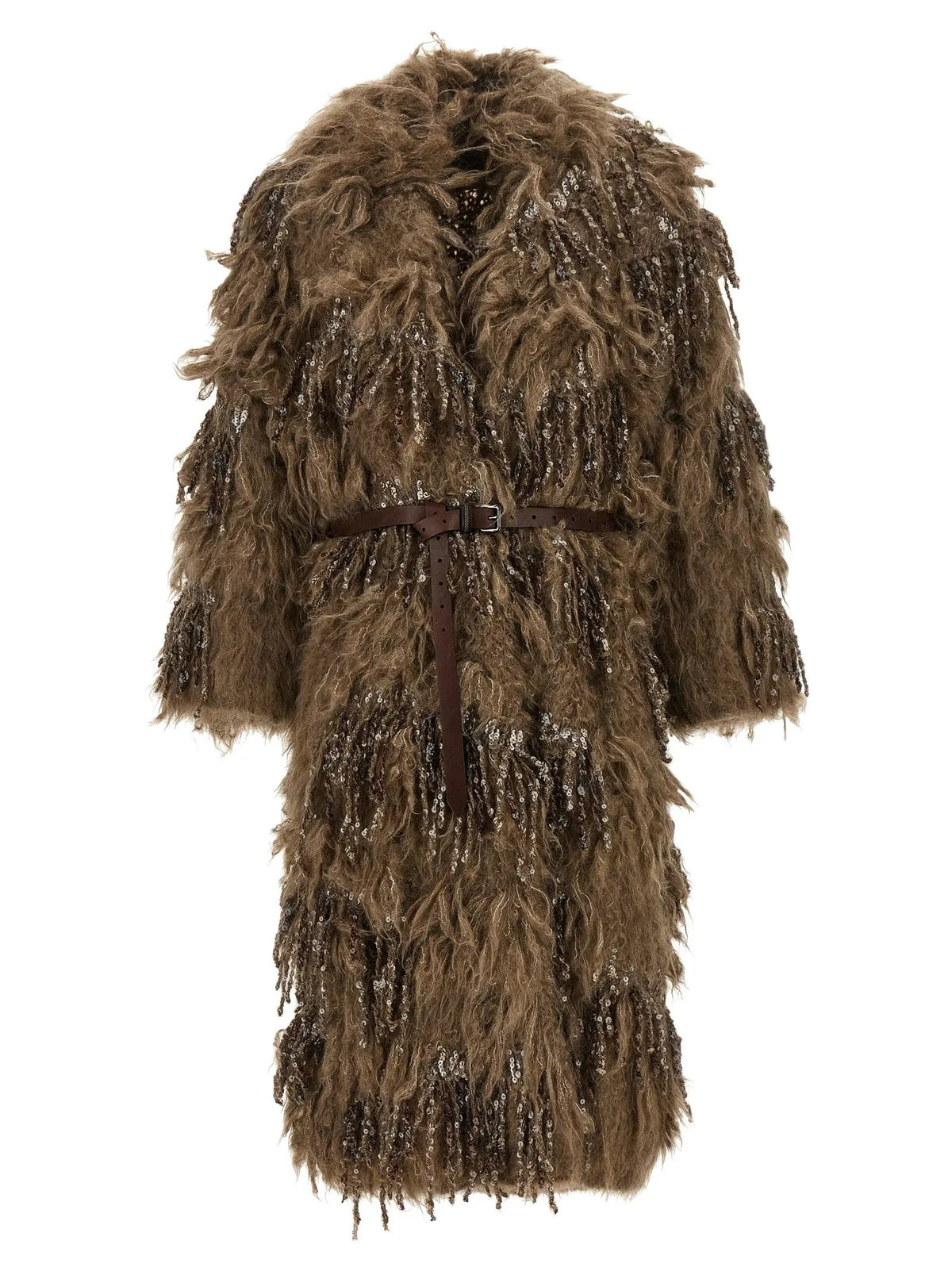 Brunello Cucinelli Brunello Cucinelli Brown Wool Coat