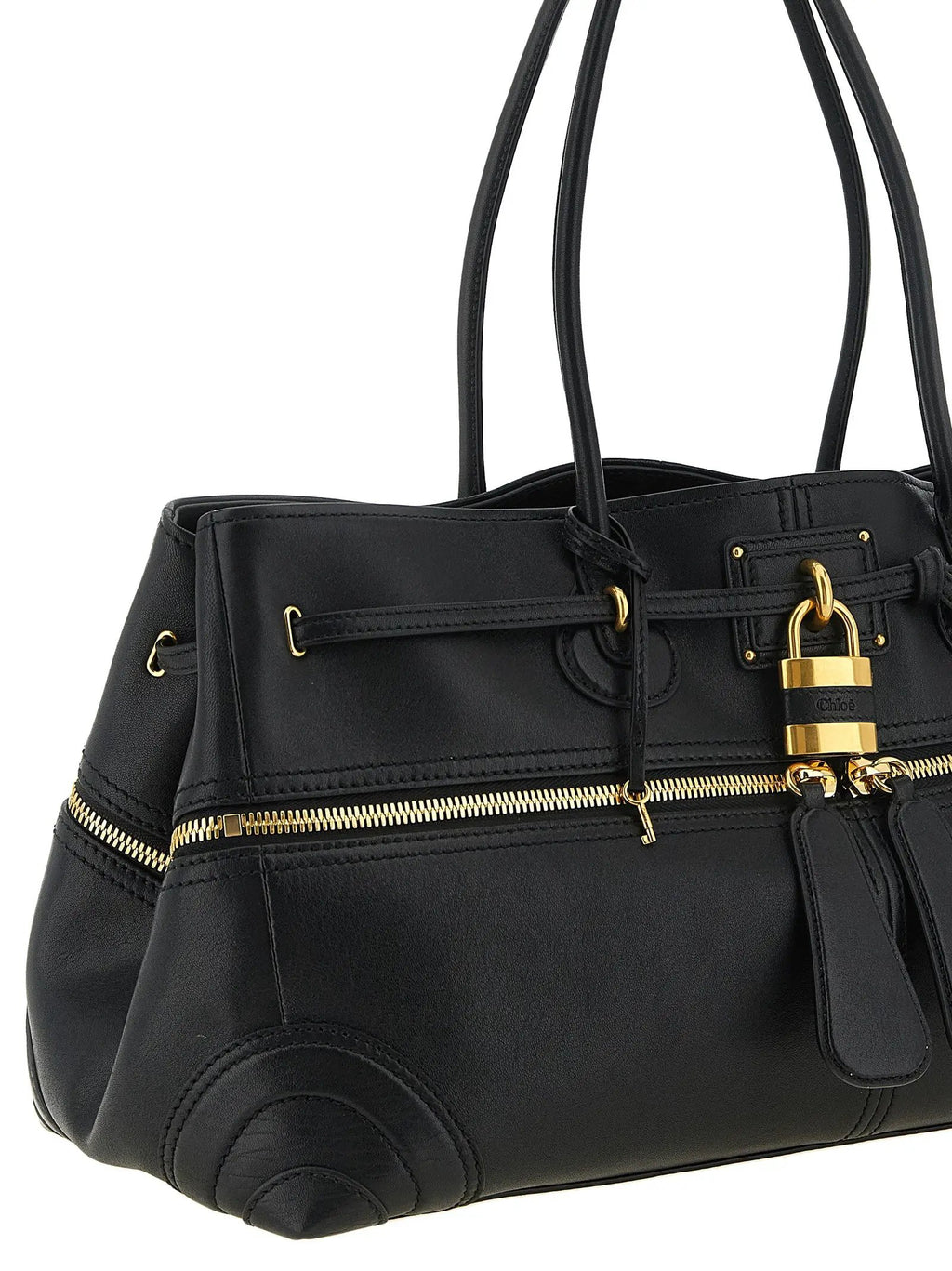 Chloé Chloé Black Lamb Leather Shoulder Bag