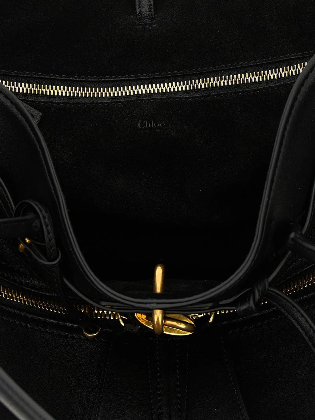 Chloé Chloé Black Lamb Leather Shoulder Bag