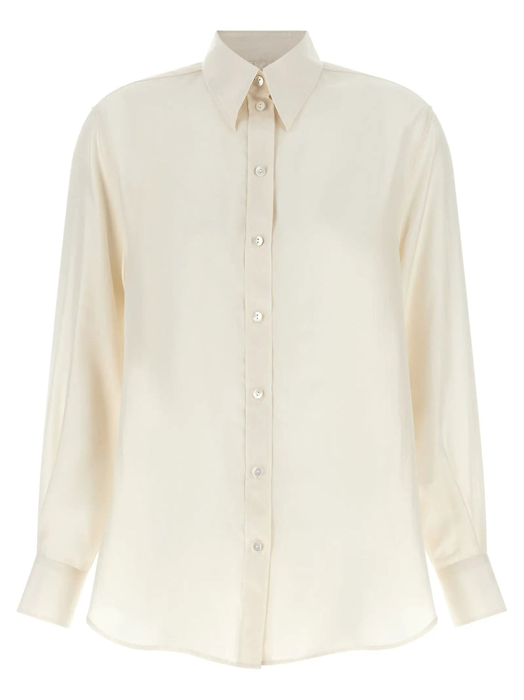 XACUS XACUS White Silk Blouse