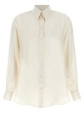 XACUS XACUS White Silk Blouse