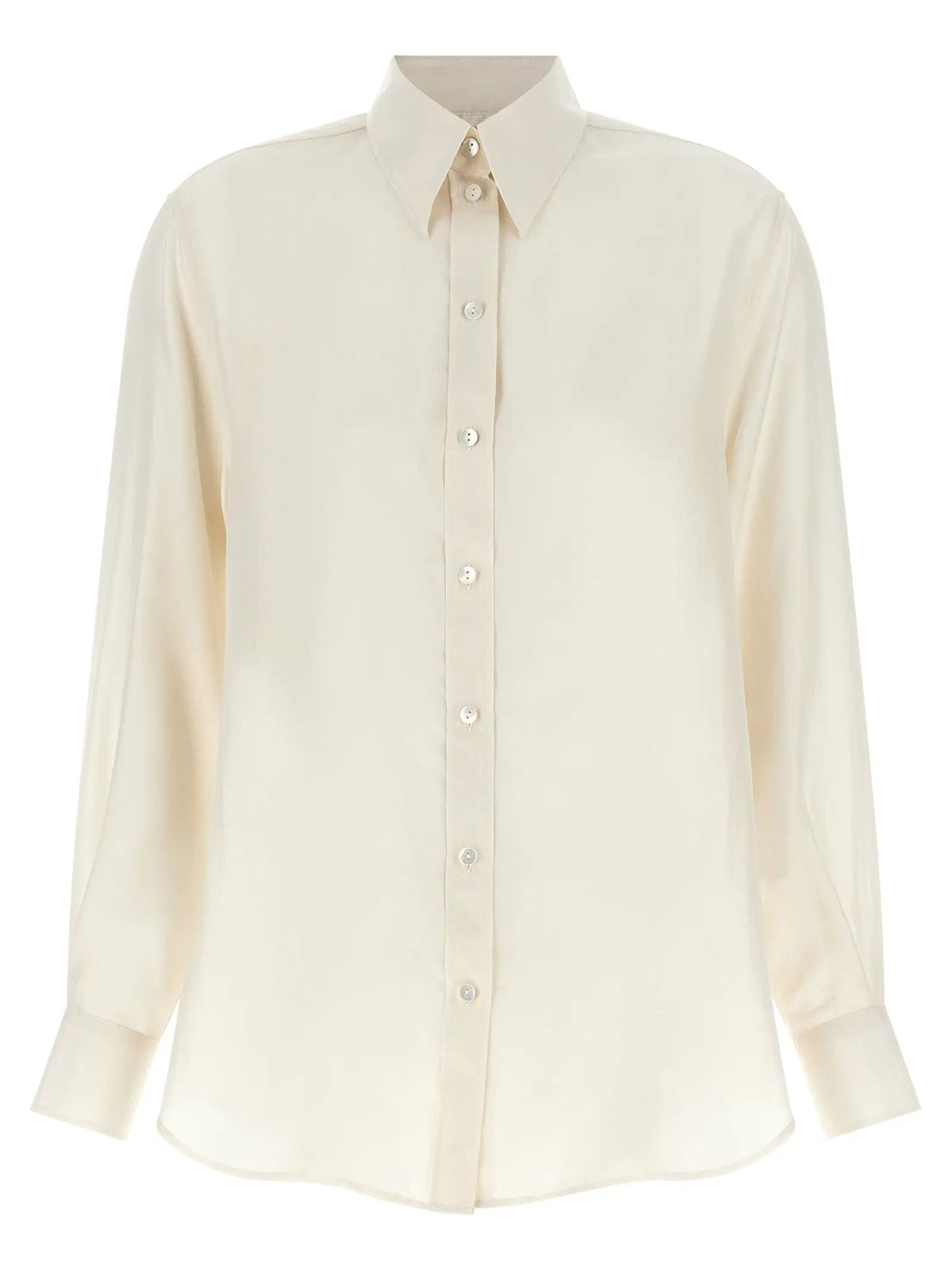 XACUS XACUS White Silk Blouse
