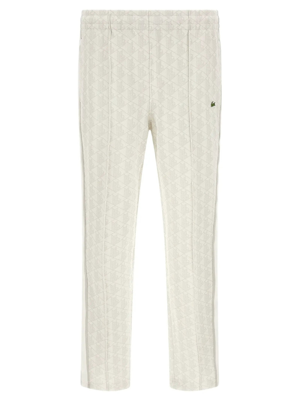 Lacoste Lacoste White Polyester Joggers (Workout Pants)