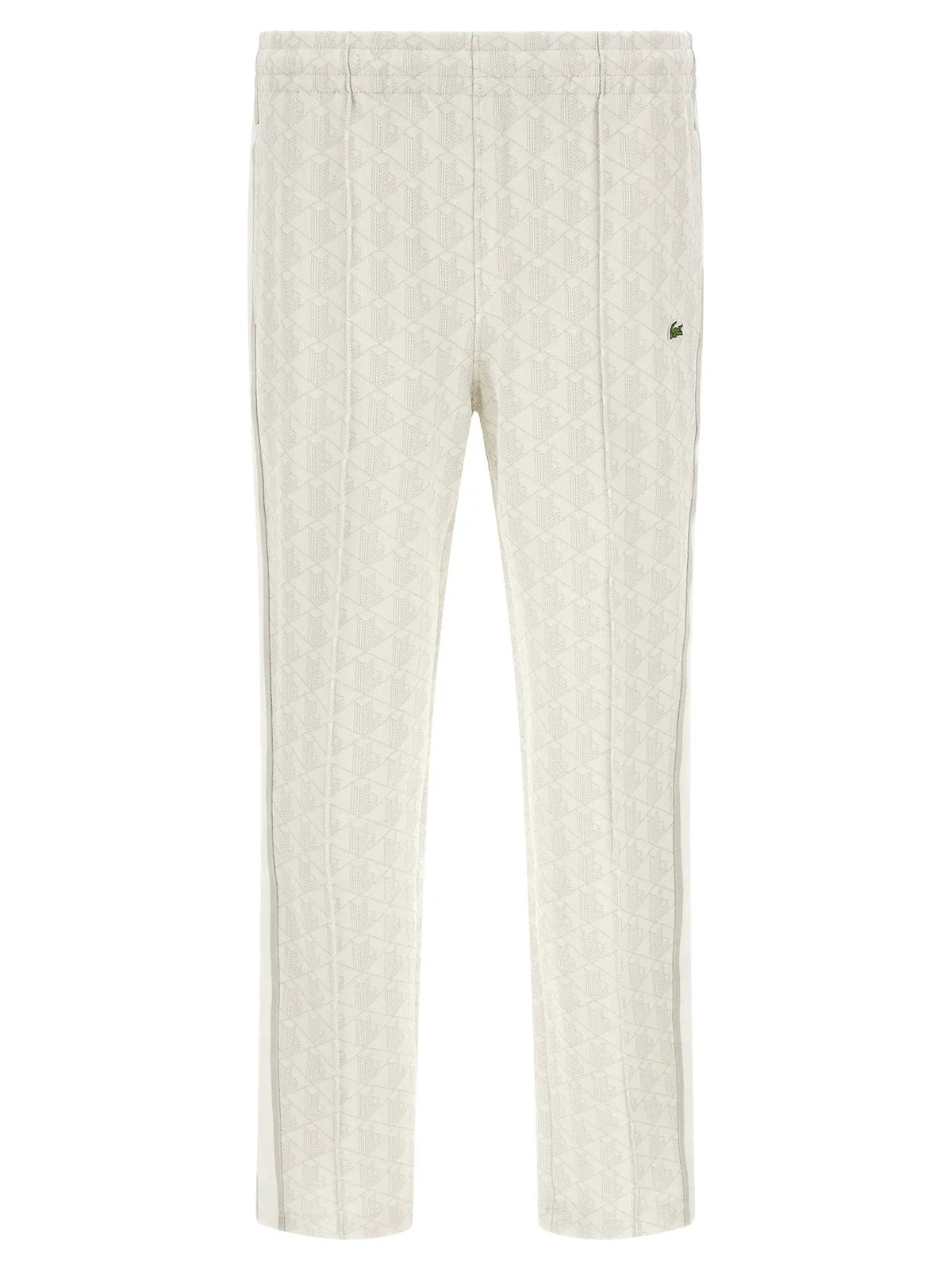 Lacoste Lacoste White Polyester Joggers (Workout Pants)