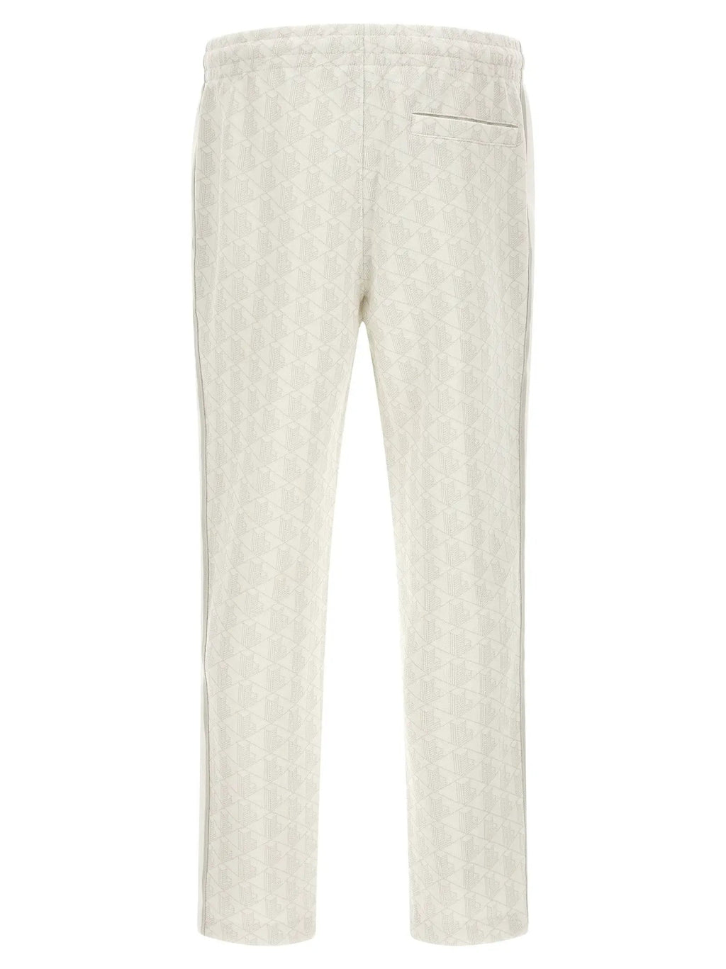 Lacoste Lacoste White Polyester Joggers (Workout Pants)