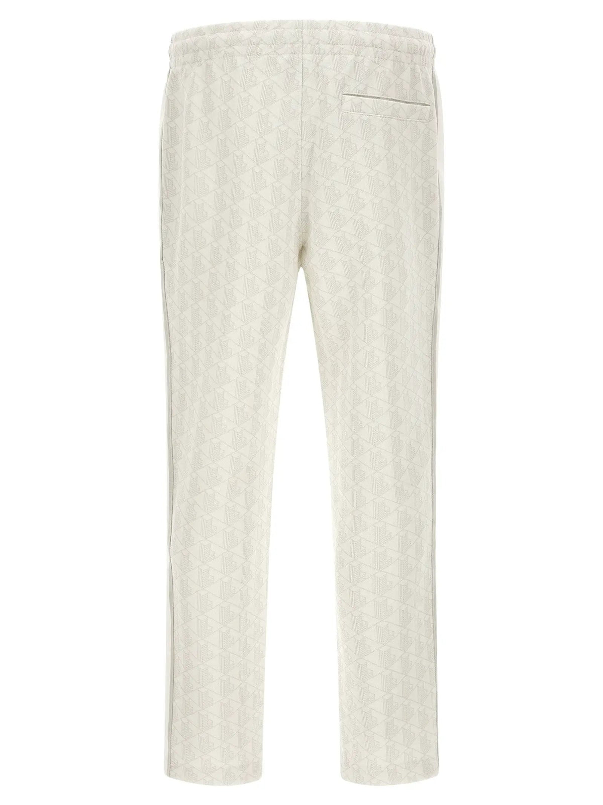 Lacoste Lacoste White Polyester Joggers (Workout Pants)