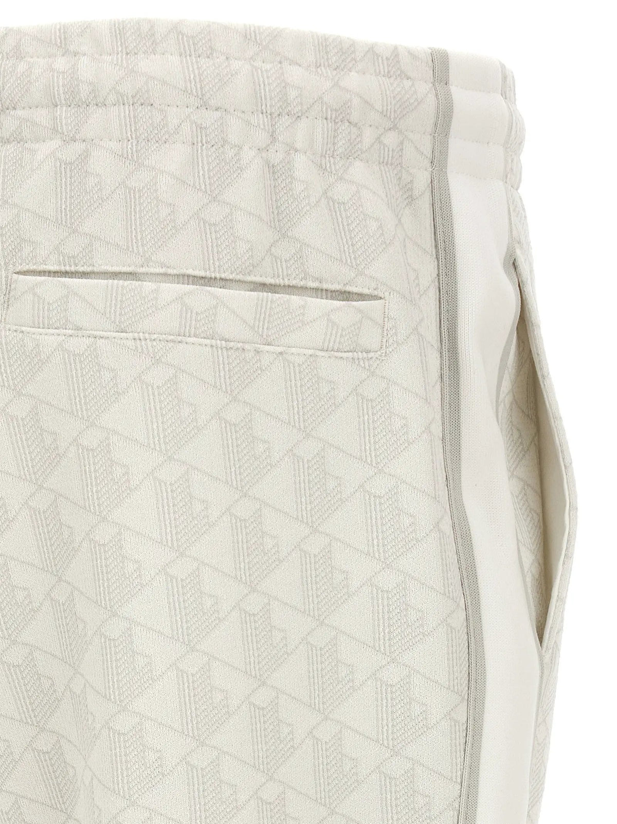 Lacoste Lacoste White Polyester Joggers (Workout Pants)