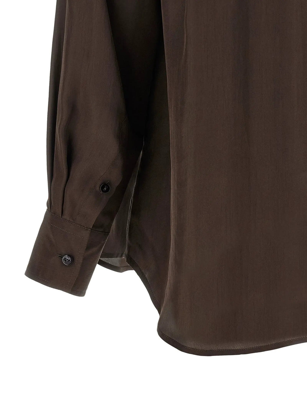XACUS XACUS Brown Silk Blouse