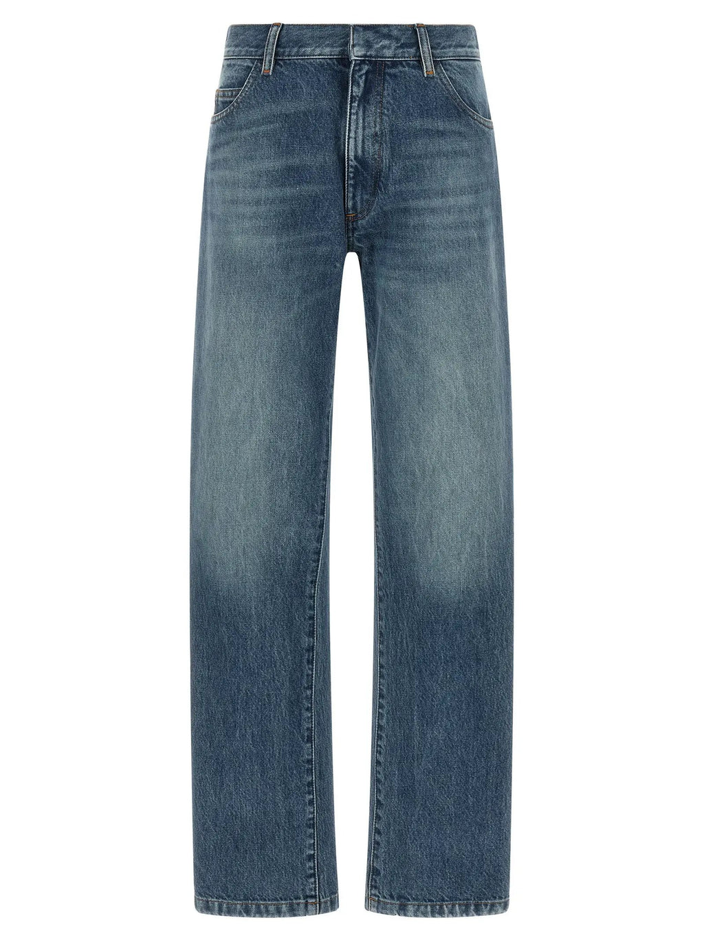 MM6 Maison Margiela MM6 Maison Margiela Blue Cotton Straight-Leg Jeans