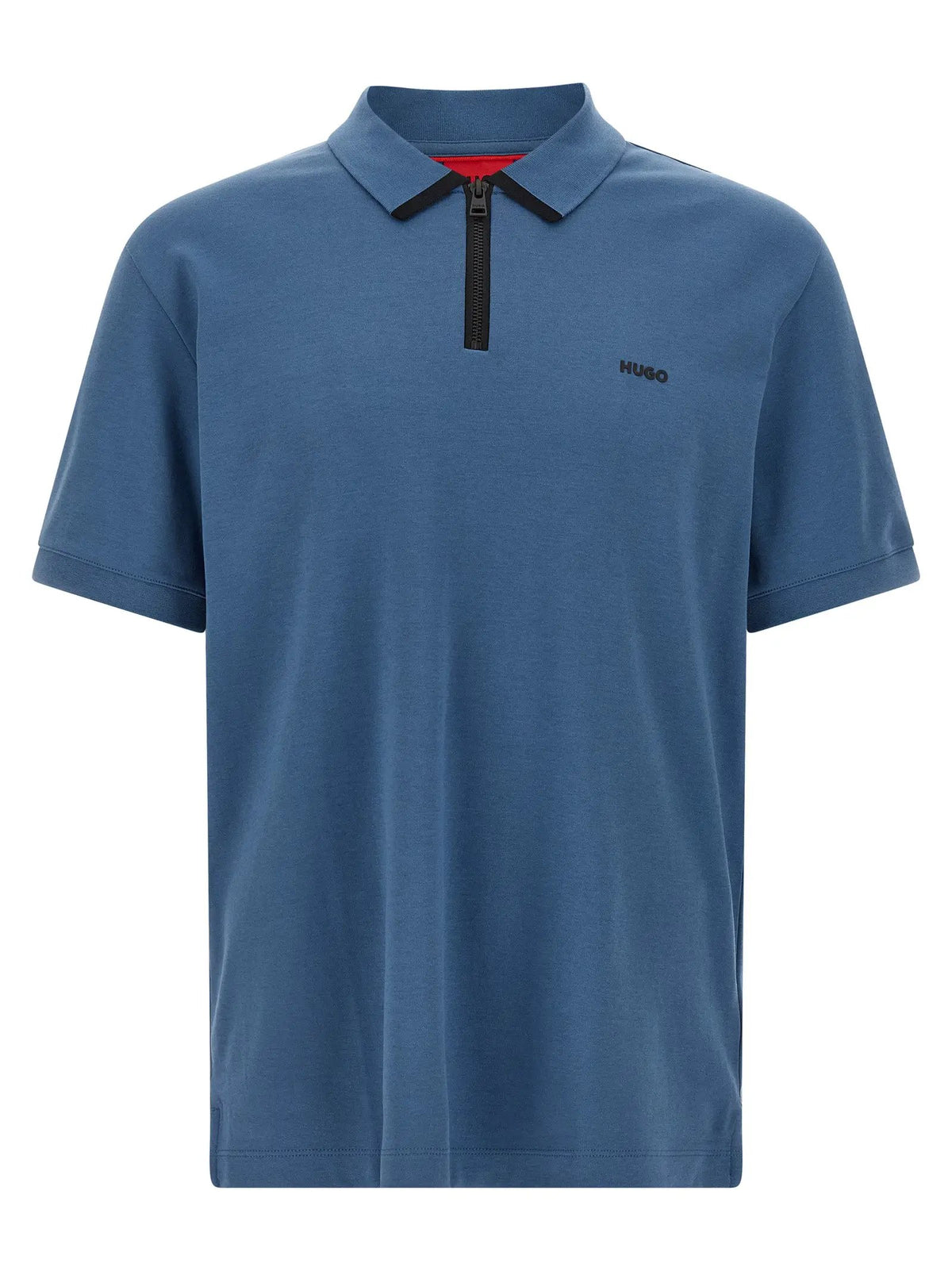 Hugo Boss Blue Cotton Polo Shirt