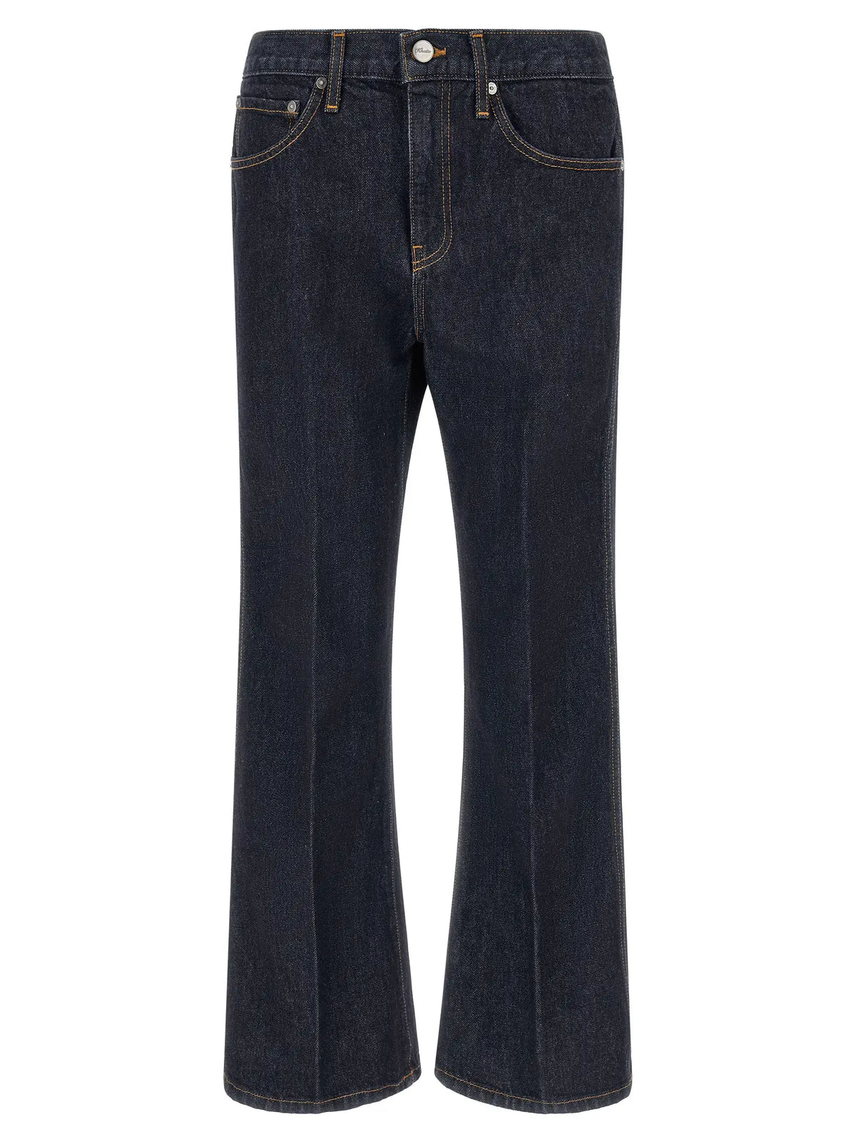 Khaite Khaite Blue Cotton Flared Jeans