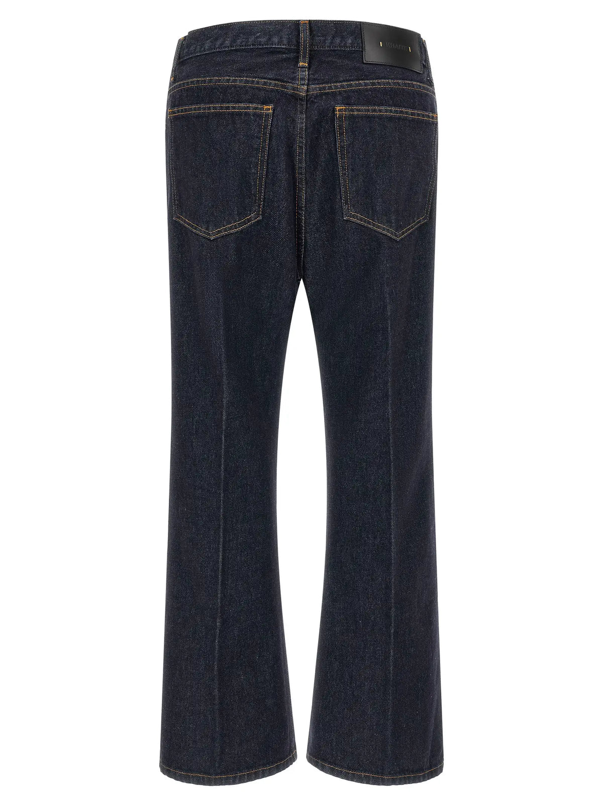 Khaite Khaite Blue Cotton Flared Jeans