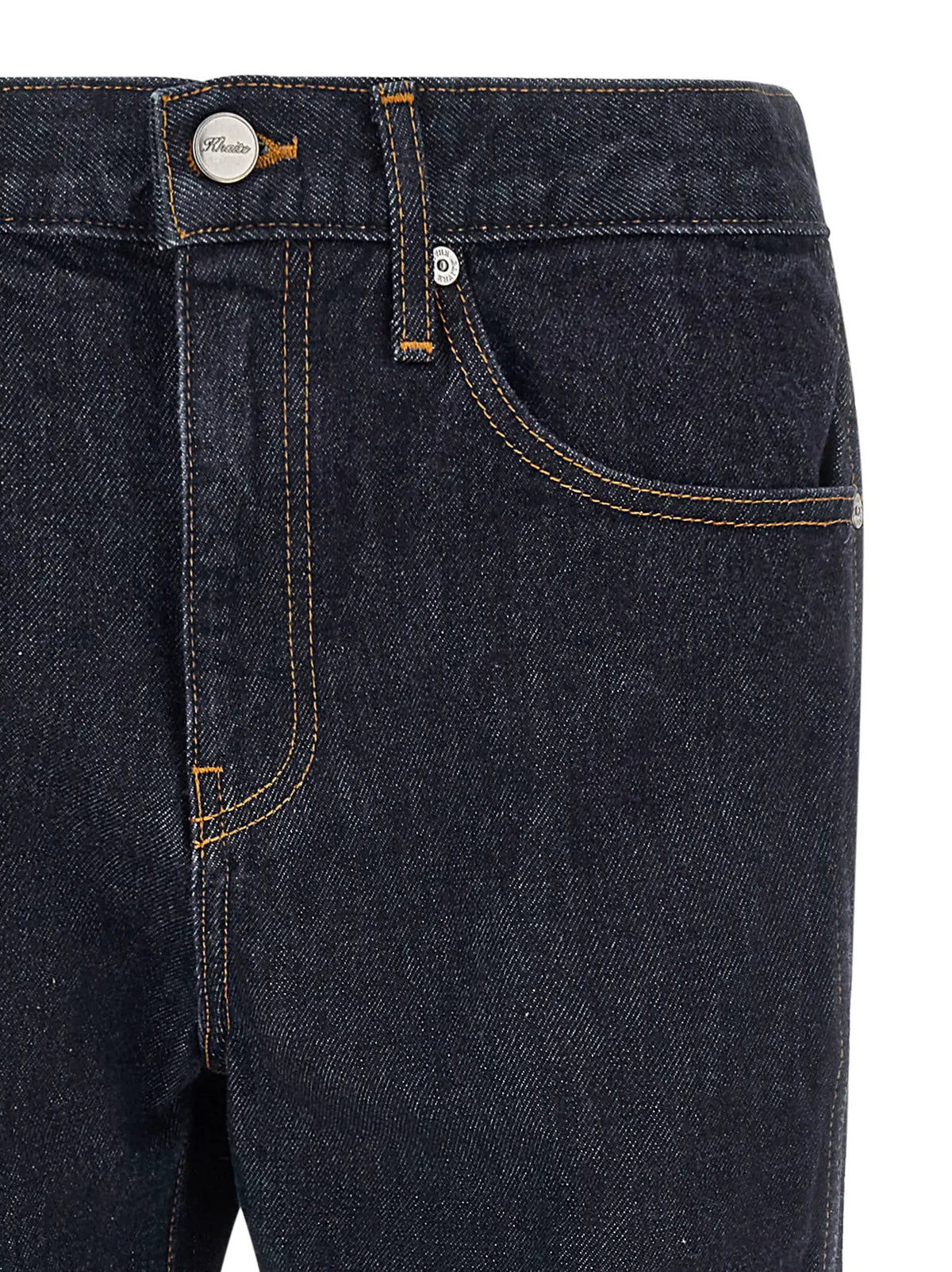 Khaite Khaite Blue Cotton Flared Jeans