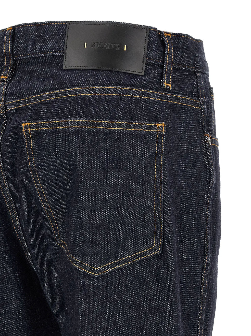 Khaite Khaite Blue Cotton Flared Jeans