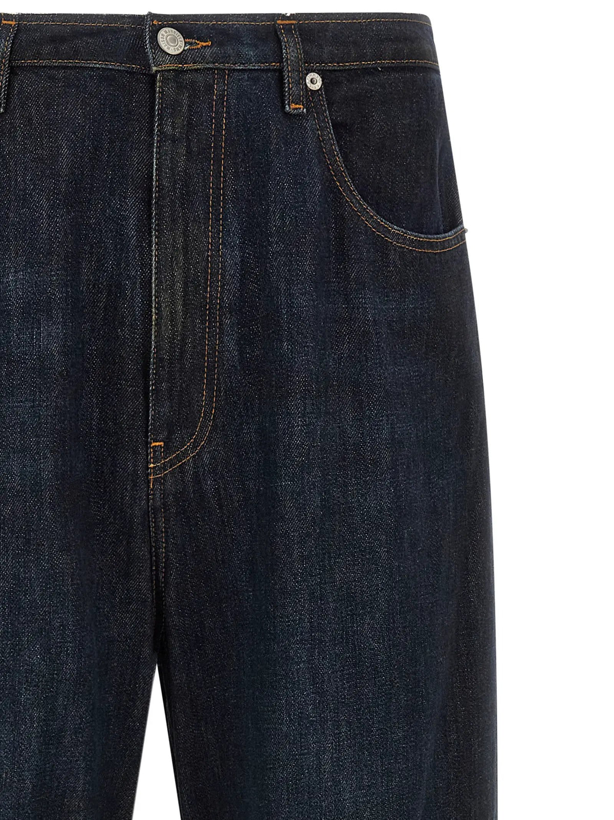 MM6 Maison Margiela Jean en coton denim bleu