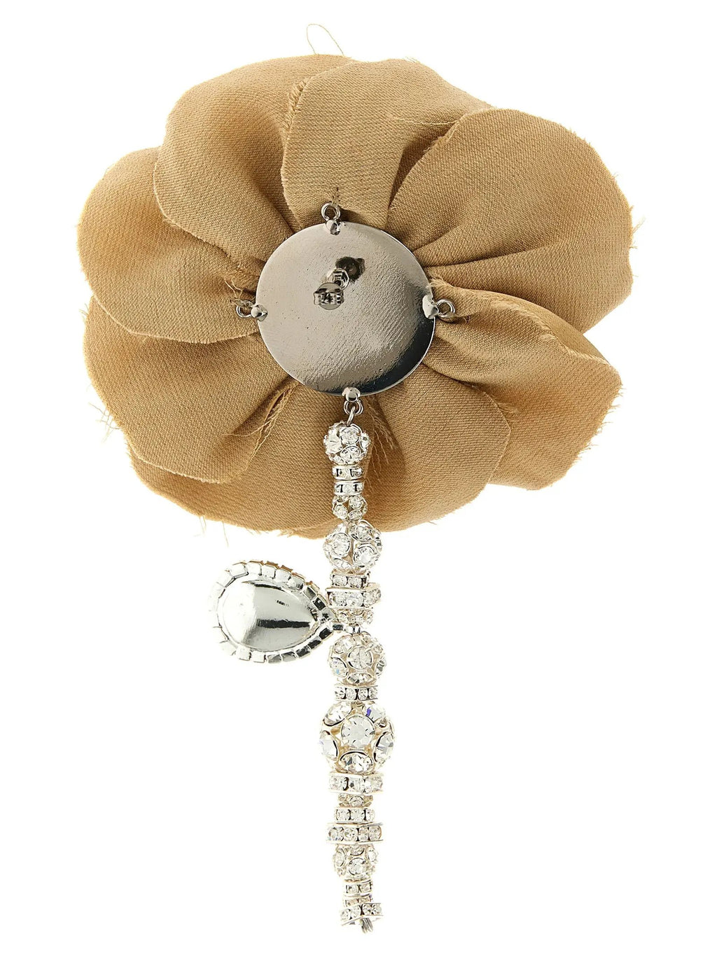 Boucles d'oreilles en laiton beige Magda Butrym