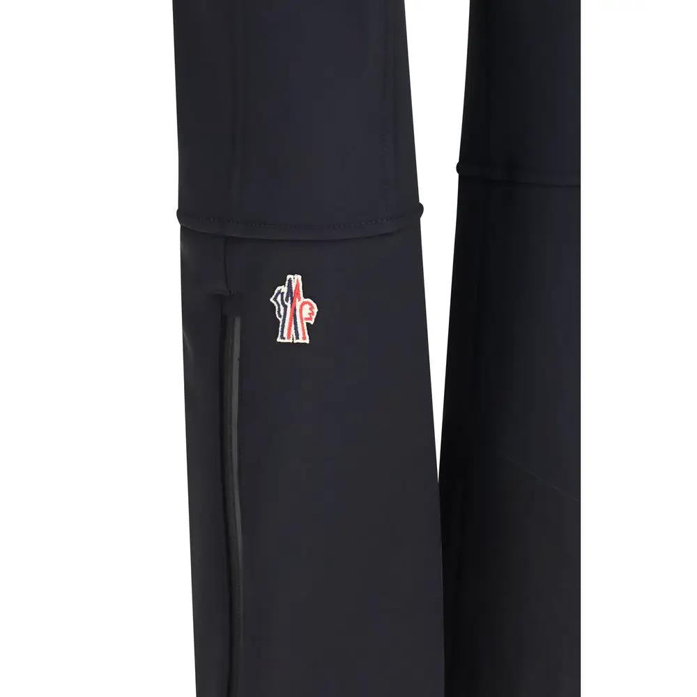 Pantalon de sport noir en polyester Moncler Grenoble