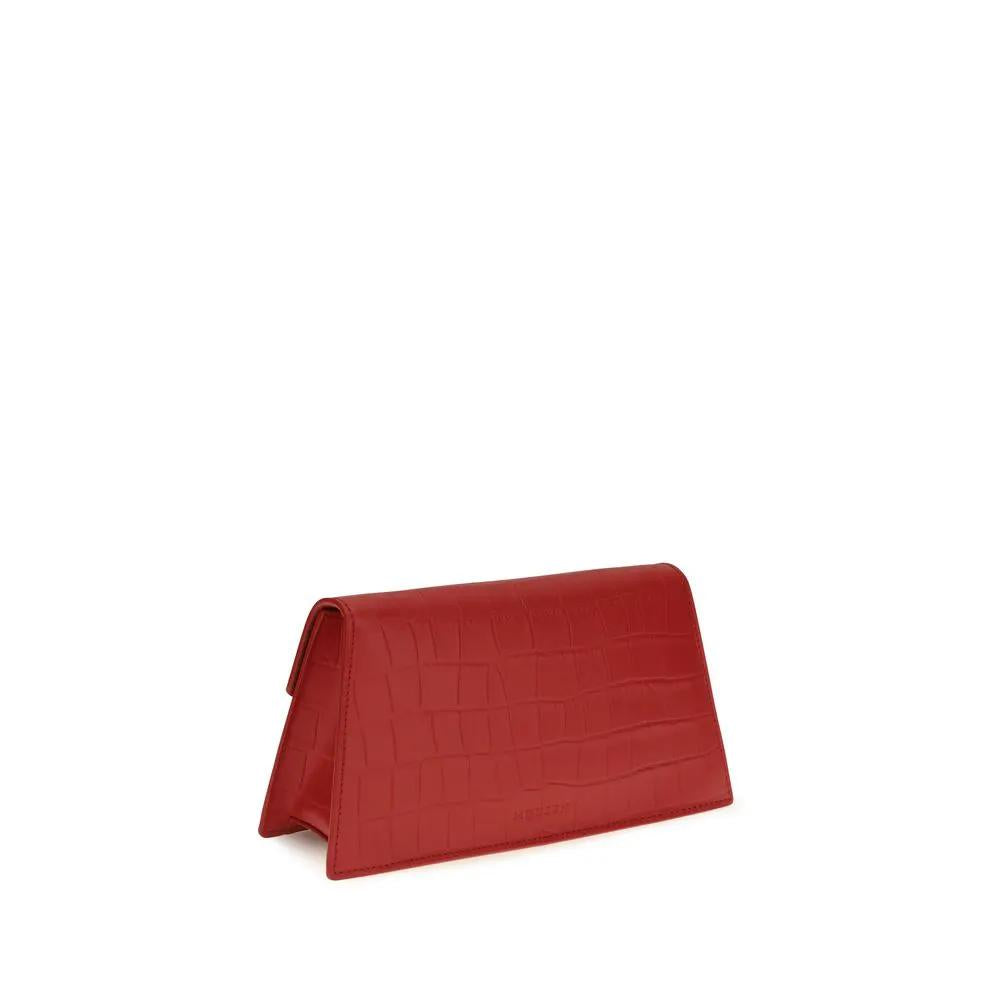 Alexander McQueen Alexander McQueen Red Calf Leather Bos Taurus Clutch Bag
