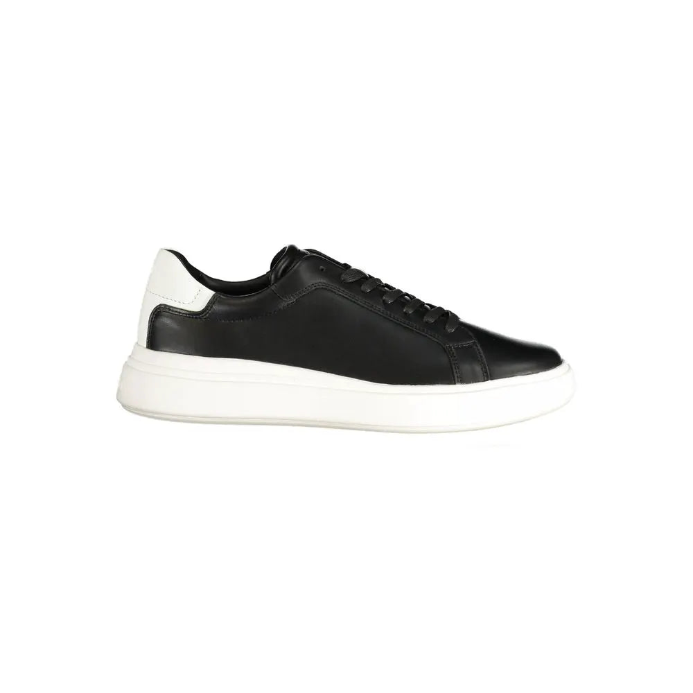 Calvin Klein Calvin Klein Black Leather Men's Sneaker